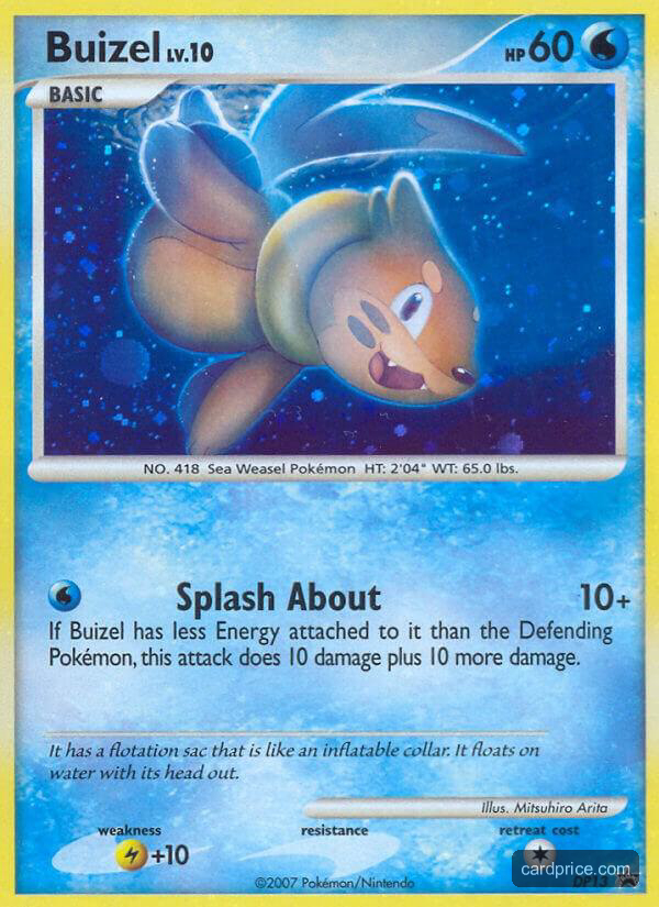 Buizel — the most valuable Buizel card