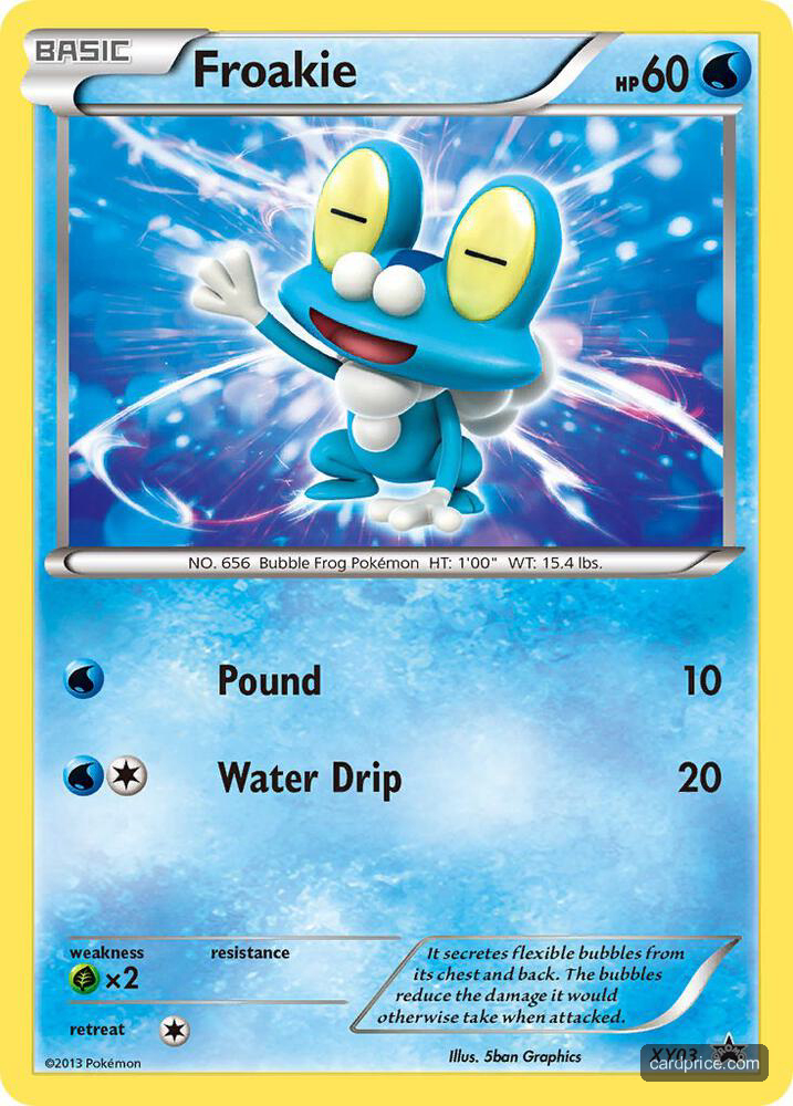 Froakie — the most valuable Froakie card