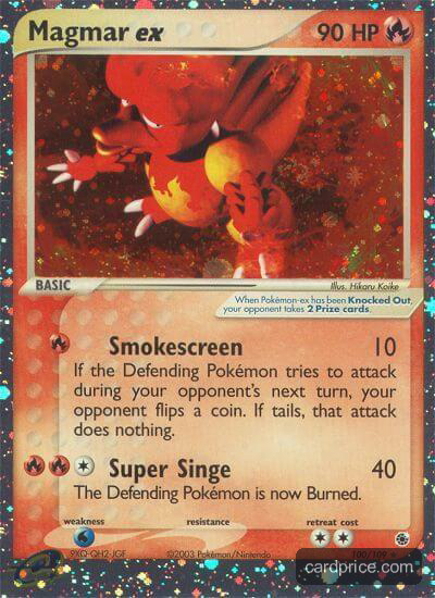 Magmar ex — the most valuable Magmar card