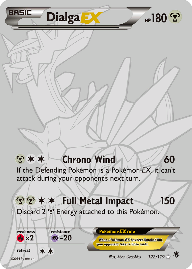 Dialga-EX — the most valuable Dialga card