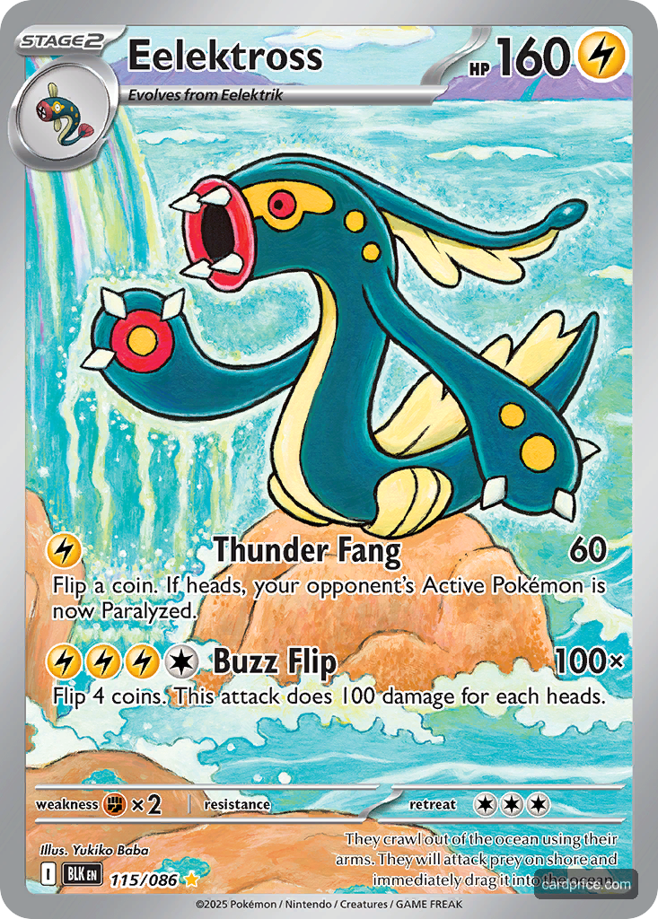 Eelektross — the most valuable Eelektross card