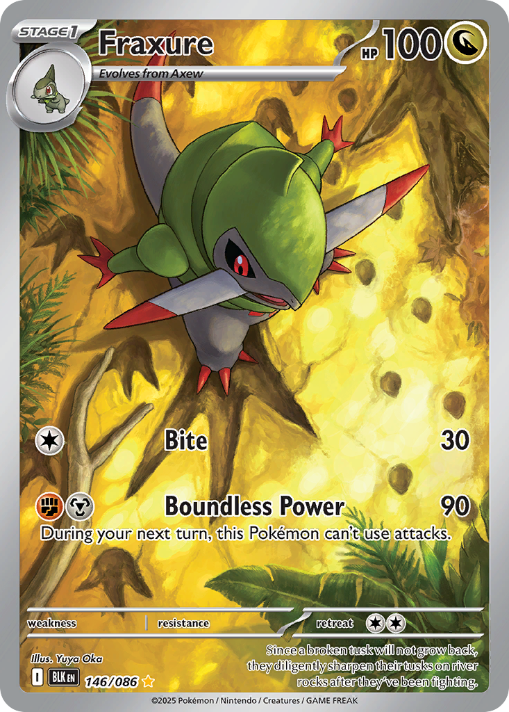 Fraxure — the most valuable Fraxure card