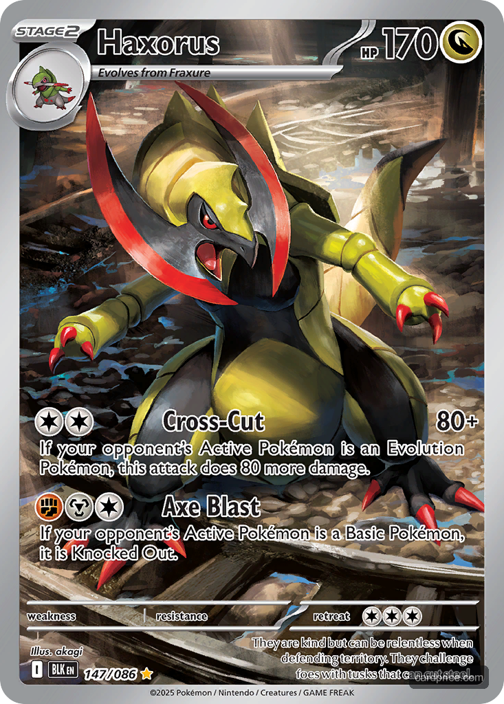 Haxorus — the most valuable Haxorus card