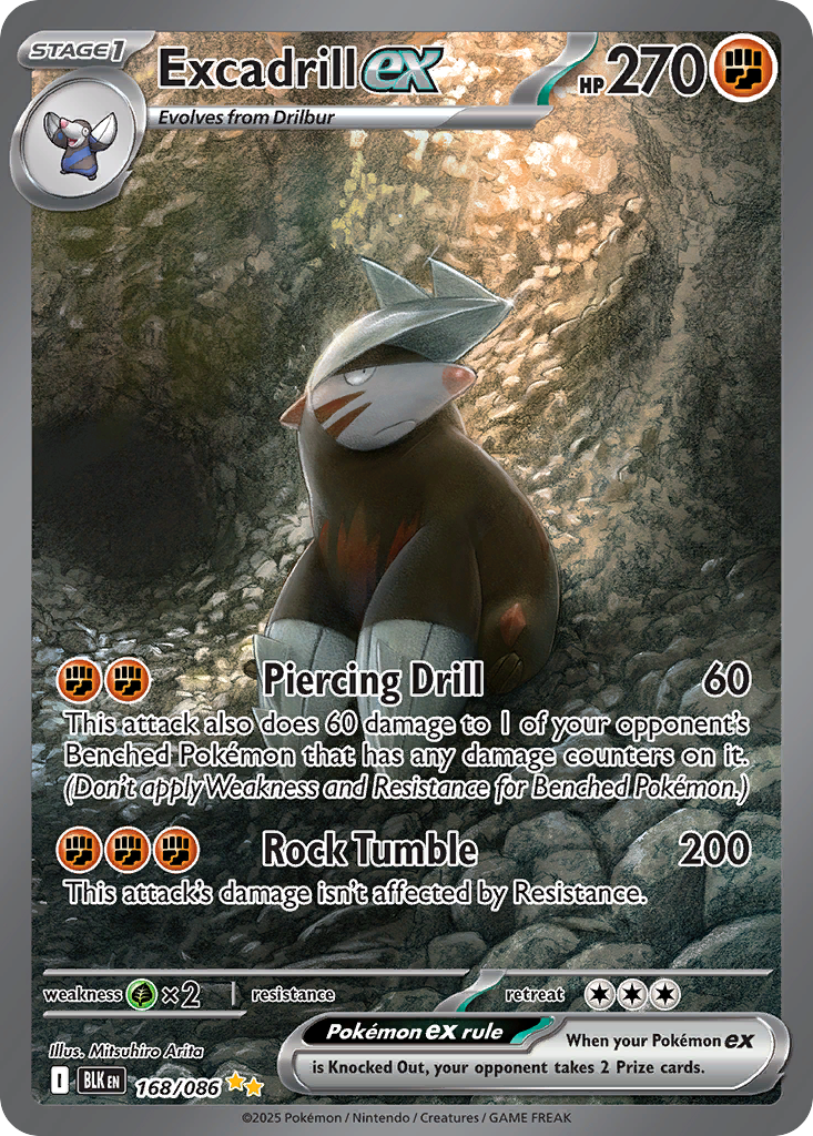Excadrill ex — the most valuable Excadrill card