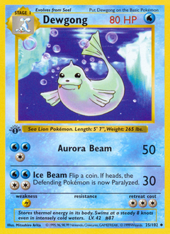 Dewgong #25 PSA 10