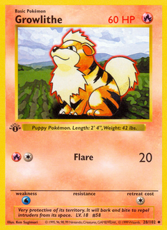 Growlithe #28 PSA 10