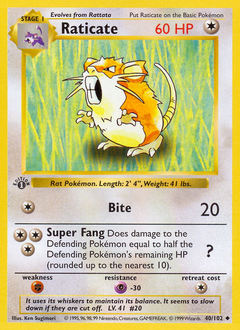 Raticate #40 PSA 10