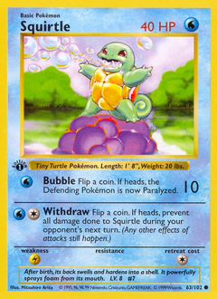 Squirtle #63 PSA 10