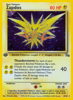 Zapdos #15 Fossil