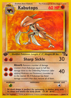Kabutops #24 PSA 10