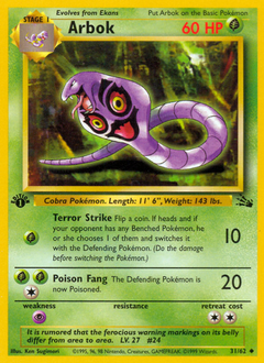 Arbok #31 Fossil