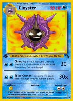 Cloyster #32 Fossil
