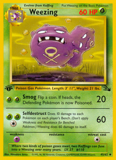 Weezing #45 Fossil