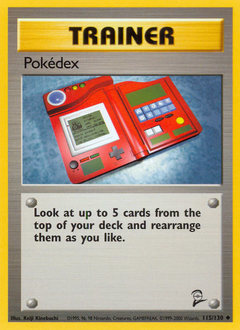 Pokédex #115 Base Set 2