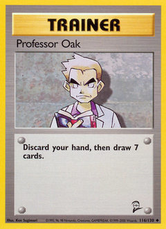Professor Oak #116 Base Set 2
