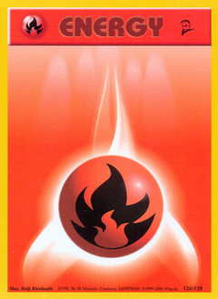 Fire Energy #126 Base Set 2