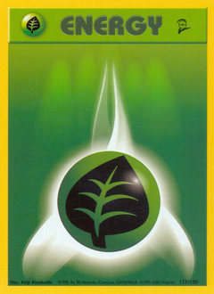 Grass Energy #127 Base Set 2