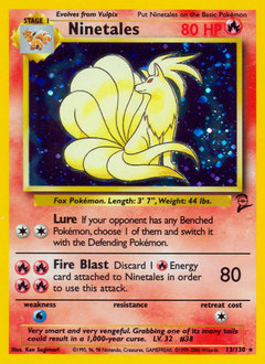 Ninetales #13 Base Set 2
