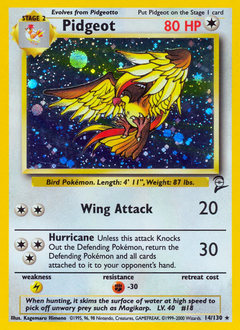 Pidgeot #14 Base Set 2