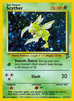 Scyther Base Set 2 #17