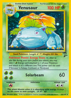 Venusaur #18 Base Set 2