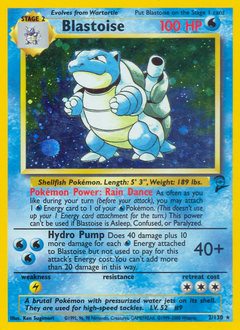 Blastoise #2 Base Set 2