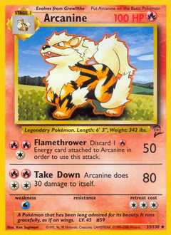 Arcanine #33 PSA 10