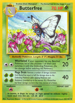 Butterfree #34 Base Set 2