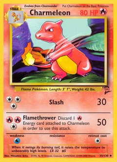 Charmeleon #35 Base Set 2