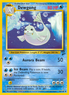 Dewgong Base Set 2 #36