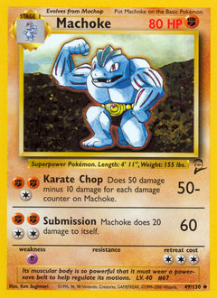 Machoke Base Set 2 #49