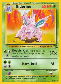 Nidorino #54 PSA 10