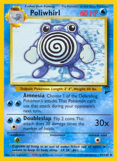 Poliwhirl #57 Base Set 2
