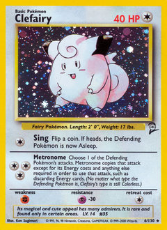 Clefairy #6 Base Set 2
