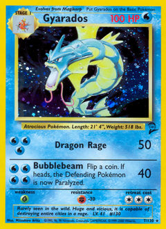 Gyarados #7 Base Set 2