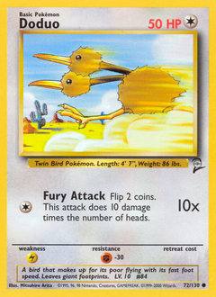 Doduo #72 PSA 10