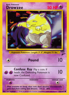 Drowzee #73 Base Set 2