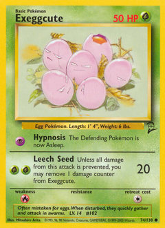 Exeggcute #74 Base Set 2