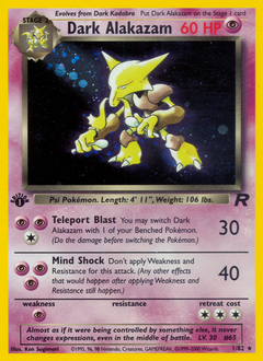 Dark Alakazam #1 Team Rocket