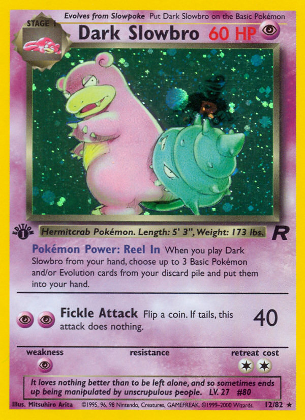 Dark Slowbro #12 Team Rocket