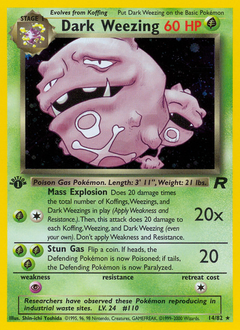 Dark Weezing #14 Team Rocket
