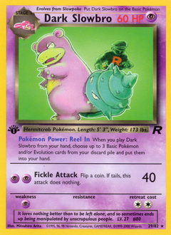 Dark Slowbro #29 Team Rocket