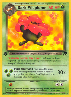 Dark Vileplume #30 Team Rocket