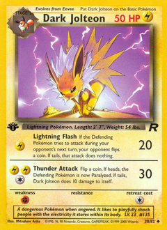 Dark Jolteon #38 Team Rocket