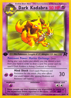 Dark Kadabra #39 Team Rocket