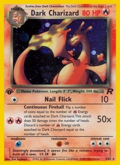 Dark Charizard #4 Team Rocket