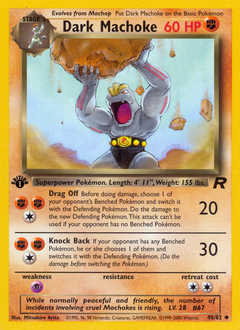 Dark Machoke #40 Team Rocket