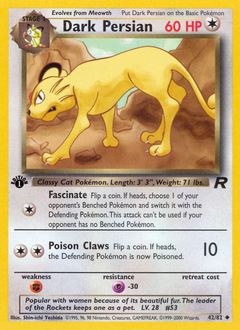Dark Persian #42 Team Rocket