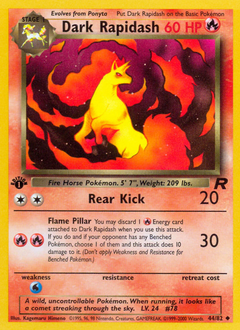 Dark Rapidash #44 Team Rocket