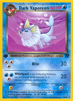 Dark Vaporeon #45 Team Rocket